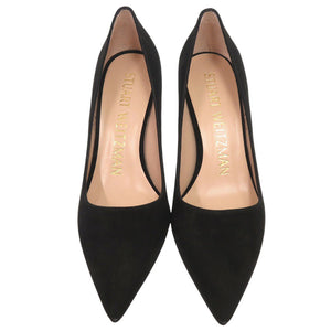 未使用品 スチュアートワイツマン スエード サイズ35 ブラック パンプス 0613【中古】STUART WEITZMAN