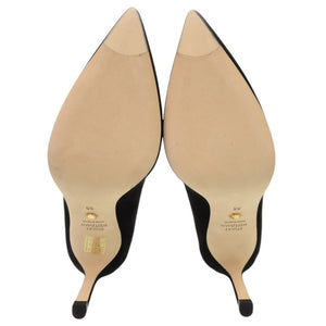 未使用品 スチュアートワイツマン スエード サイズ35 ブラック パンプス 0613【中古】STUART WEITZMAN