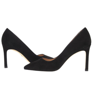 未使用品 スチュアートワイツマン スエード サイズ35 ブラック パンプス 0613【中古】STUART WEITZMAN