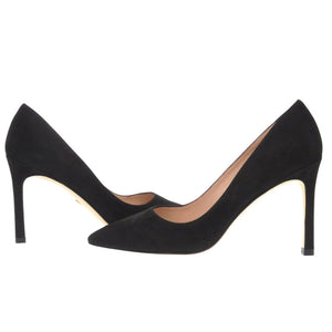 未使用品 スチュアートワイツマン スエード サイズ35 ブラック パンプス 0613【中古】STUART WEITZMAN