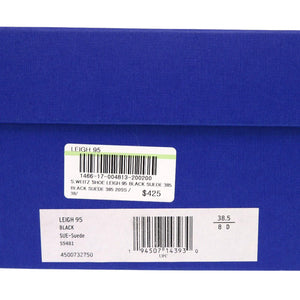 未使用品 スチュアートワイツマン サイズ38 1/2 スエード ブラック パンプス 黒 0615【中古】STUART WEITZMAN