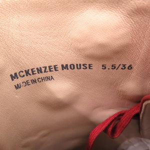 未使用 スチュアートワイツマン MCKENZEE LUNAR CHILEBLACK 23cm レザー レッド ショートブーツ 赤 0618【中古】STUART WEITZMAN