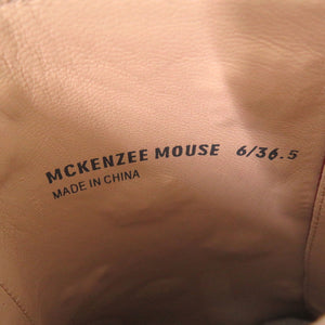 未使用 スチュアートワイツマン MCKENZEE LUNAR CHILEBLACK 23.5cm レザー レッド ショートブーツ 赤 0619【中古】STUART WEITZMAN