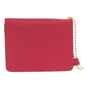 未使用 バリー レザー レッド カードケース コインケース 赤 0628【中古】BALLY