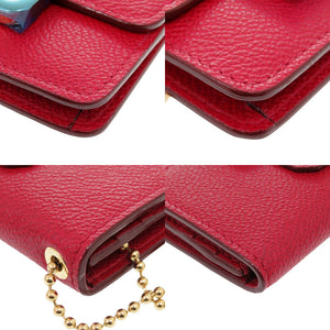 未使用 バリー レザー レッド カードケース コインケース 赤 0628【中古】BALLY