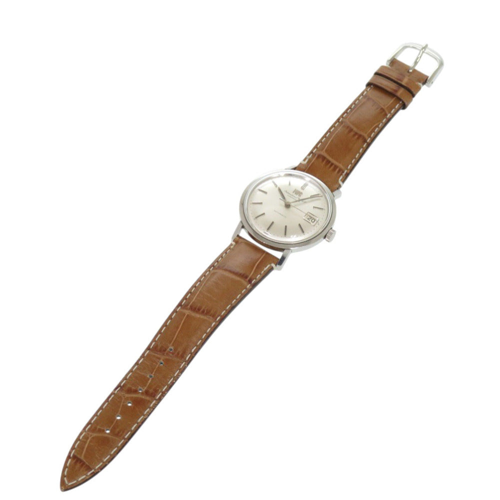 インターナショナルウォッチカンパニー シャフハウゼン 818AD シルバー SS 自動巻き 腕時計 0654【中古】IWC 魚リューズ オールド ヴィンテージ アンティーク