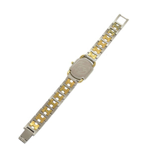 エルメス ラリー RA1.220 アイボリー文字盤 SS ゴールド シルバー クオーツ 腕時計 0655【中古】HERMES