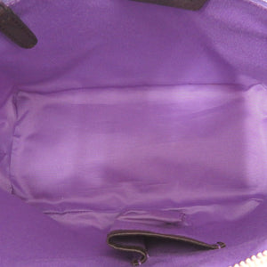 ブルガリ ロゴマニア ワンショルダー キャンバス ベージュ ショルダーバッグ 0668【中古】BVLGARI