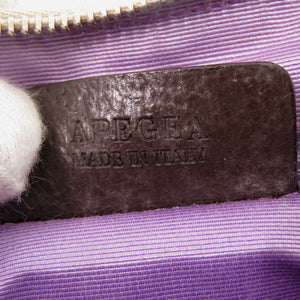 ブルガリ ロゴマニア ワンショルダー キャンバス ベージュ ショルダーバッグ 0668【中古】BVLGARI