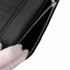 新品同様 ルイ ヴィトン ポルトフォイユ プラザNM タイガ M30715 グレー 長財布 LV 0669【中古】LOUIS VUITTON