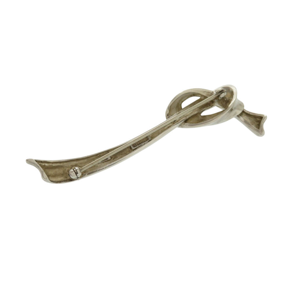 美品 ティファニー リボン シルバー925 ブローチ アクセサリー 0672【中古】TIFFANY&Co.