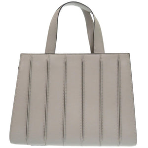 新品同様 マックスマーラ レザー グレー ハンドバッグ 0718【中古】MAX MARA
