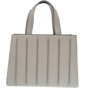 新品同様 マックスマーラ レザー グレー ハンドバッグ 0718【中古】MAX MARA