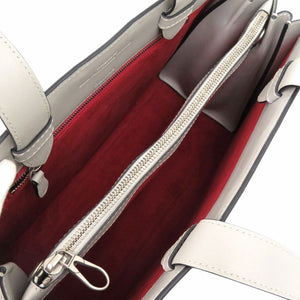 新品同様 マックスマーラ レザー グレー ハンドバッグ 0718【中古】MAX MARA