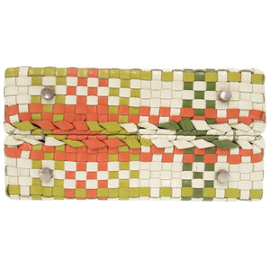 サルヴァトーレフェラガモ ガンチーニ DO-217228 レザー マルチカラー ハンドバッグ 0720【中古】Salvatore Ferragamo