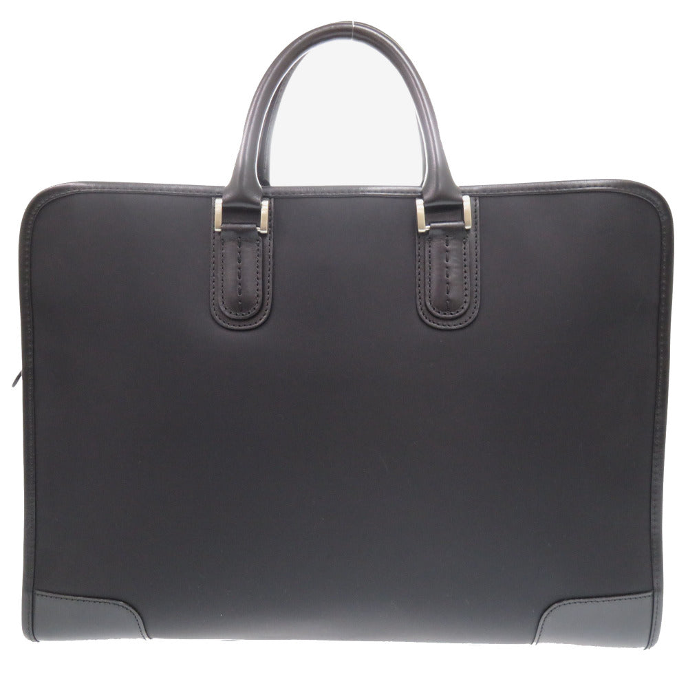 美品 ポールスミス レザー ナイロン ブラック ブリーフケース ビジネスバッグ 黒 0721 【中古】 Paul Smith メンズ