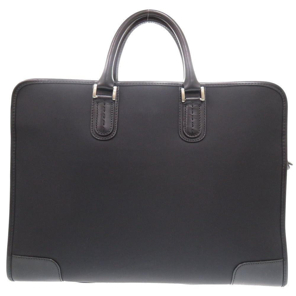 美品 ポールスミス レザー ナイロン ブラック ブリーフケース ビジネスバッグ 黒 0721 【中古】 Paul Smith メンズ