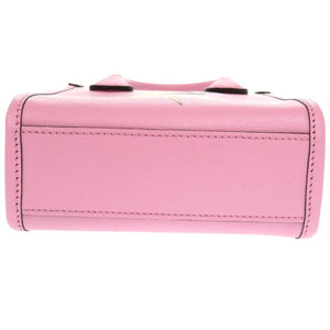 未使用 グッチ ばなにゃコラボ 671623 レザー 2wayハンドバッグ ピンク 0727【中古】GUCCI