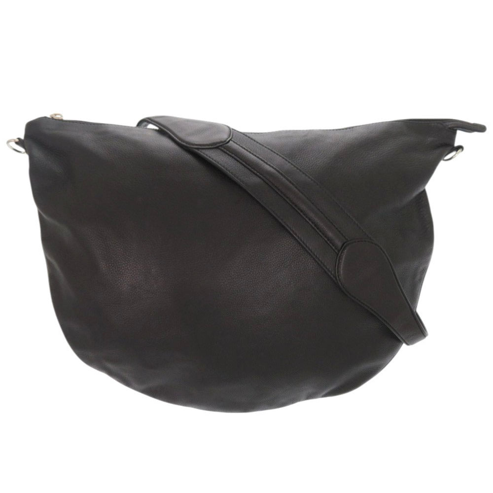 グッチ 243308 レザー ブラック ショルダーバッグ 黒 0733【中古】GUCCI