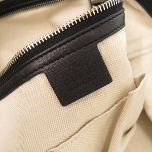 グッチ 243308 レザー ブラック ショルダーバッグ 黒 0733【中古】GUCCI