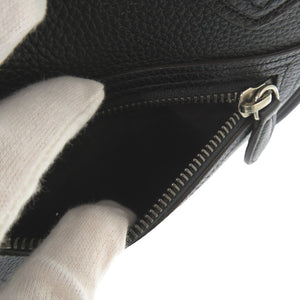 美品 セリーヌ マイクロ ラゲージ レザー ブラック ハンドバッグ 黒 0752【中古】CELINE