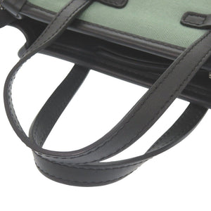 新品同様 ジャンニキャリーニ BS-8065 キャンバス/レザー モヒート ショルダーバッグ 緑 0760【中古】GIANNI CHIARINI