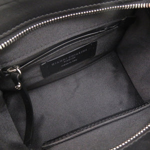 新品同様 ジャンニキャリーニ BS-8065 キャンバス/レザー モヒート ショルダーバッグ 緑 0760【中古】GIANNI CHIARINI