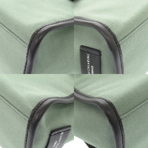 新品同様 ジャンニキャリーニ BS-8065 キャンバス/レザー モヒート ショルダーバッグ 緑 0760【中古】GIANNI CHIARINI