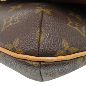 ルイ ヴィトン ミュゼットタンゴ ショートストラップ モノグラム M51257 ブラウン ショルダーバッグ LV 0772【中古】LOUIS VUITTON