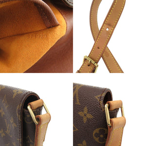 ルイ ヴィトン ミュゼットタンゴ ショートストラップ モノグラム M51257 ブラウン ショルダーバッグ LV 0772【中古】LOUIS VUITTON