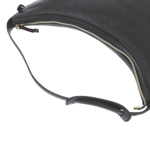 美品 グッチ 162882 レザー ブラック ワンショルダーバッグ 黒 0795【中古】GUCCI