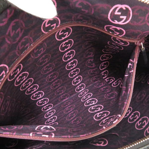 美品 グッチ 162882 レザー ブラック ワンショルダーバッグ 黒 0795【中古】GUCCI