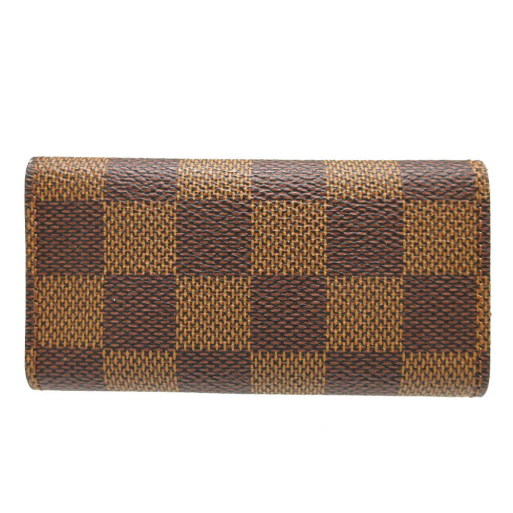美品 ルイヴィトン ダミエ N62631 ブラウン 茶 4連 キーケース 0823【中古】LOUIS VUITTON