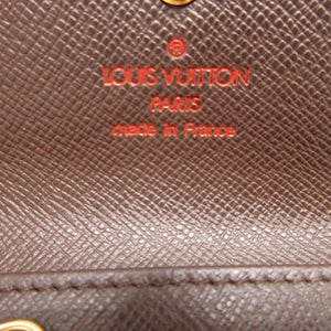 美品 ルイヴィトン ダミエ N62631 ブラウン 茶 4連 キーケース 0823【中古】LOUIS VUITTON