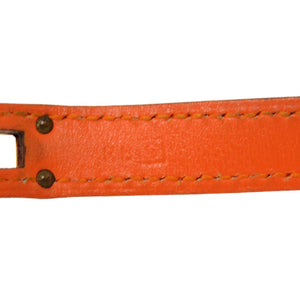 エルメス ケリー ドゥブルトゥール スイフト オレンジ ゴールド金具 □G刻印 ブレスレット 0902 【中古】 HERMES