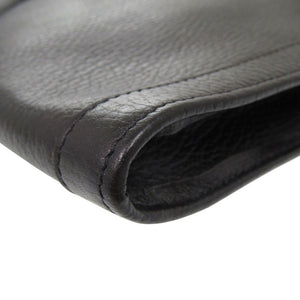 美品 エルメス ジジェGM クラッチバッグ セカンドバッグ ビジネスバッグ アルデンヌ ブラック 刻印不明 0909【中古】HERMES