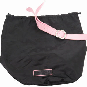 クロムハーツ スナットパック ウエストバッグ レザー/シルバー925 クロスボディバッグ ピンク 0919【中古】CHROME HEARTS