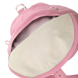 クロムハーツ スナットパック ウエストバッグ レザー/シルバー925 クロスボディバッグ ピンク 0919【中古】CHROME HEARTS