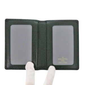 美品 ルイ ヴィトン ポルト2カルト ヴェルティカル M30494  カードケース タイガ エピセア LV 0927【中古】LOUIS VUITTON