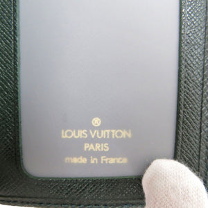 美品 ルイ ヴィトン ポルト2カルト ヴェルティカル M30494  カードケース タイガ エピセア LV 0927【中古】LOUIS VUITTON