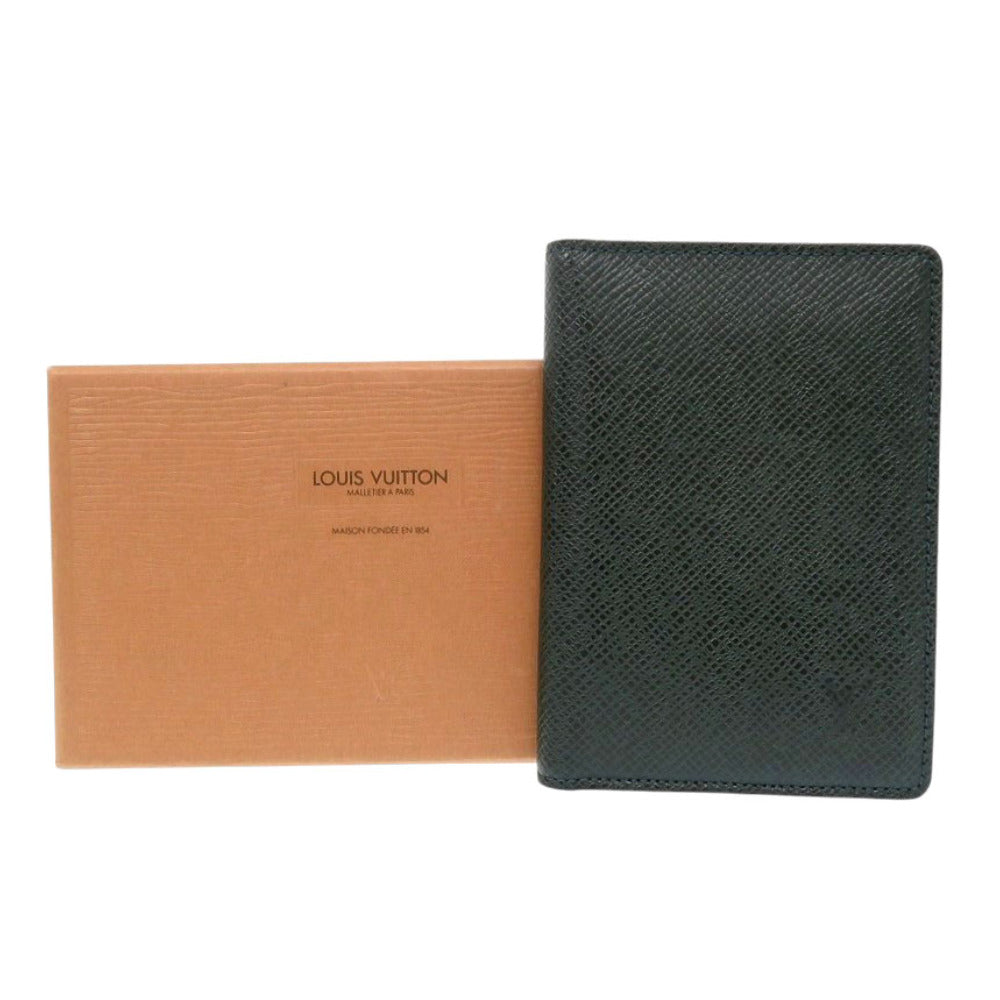 美品 ルイ ヴィトン ポルト2カルト ヴェルティカル M30494  カードケース タイガ エピセア LV 0927【中古】LOUIS VUITTON