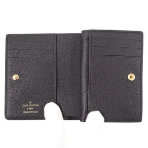 新品同様 ルイ ヴィトン ポルトフォイユ クレア M80151 モノグラムアンプラント ブラック ICチップ 二つ折り財布 黒 LV 0928【中古】LOUIS VUITTON