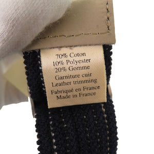 新品同様 エルメス コットン/ポリエステル/ゴム マルチカラー ストライプ ベルト 0956【中古】HERMES