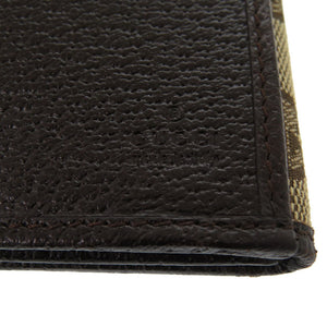 美品 グッチ 112715 GGキャンバス ベージュ 長財布 0958【中古】GUCCI