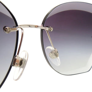 美品 シャネル グラデーションレンズ 4220 プラスチック メタル ブラック サングラス 0967【中古】CHANEL