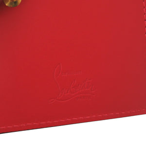 未使用 クリスチャン ルブタン エリザ コンパクトウォレット レザー ピンク 三つ折り財布 0985 【中古】 Christian Louboutin
