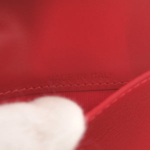 未使用 クリスチャン ルブタン エリザ コンパクトウォレット レザー ピンク 三つ折り財布 0985 【中古】 Christian Louboutin