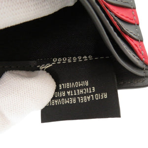 美品 フェンディ 7M0266 レザー グレー 二つ折り財布 札入れ 0992【中古】FENDI メンズ