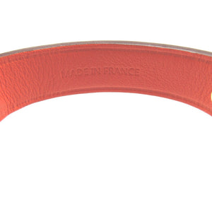 新品同様 エルメス ケリー グローブホルダー ヴォースイフト オレンジ ローズゴールド キーホルダー 1013【中古】HERMES