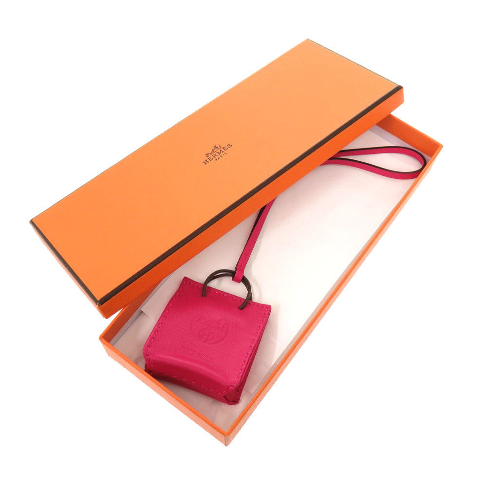 美品 エルメス サックオランジュ アニョーミロ ローズメキシコ Y刻印(2020年製) バッグチャーム 1017 【中古】 HERMES